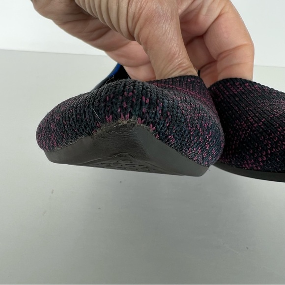 ROTHY’S The Point Magenta Heather Purple Blue Pointed Toe Slip On Flats Sz 9.5 - Picture 13 of 15